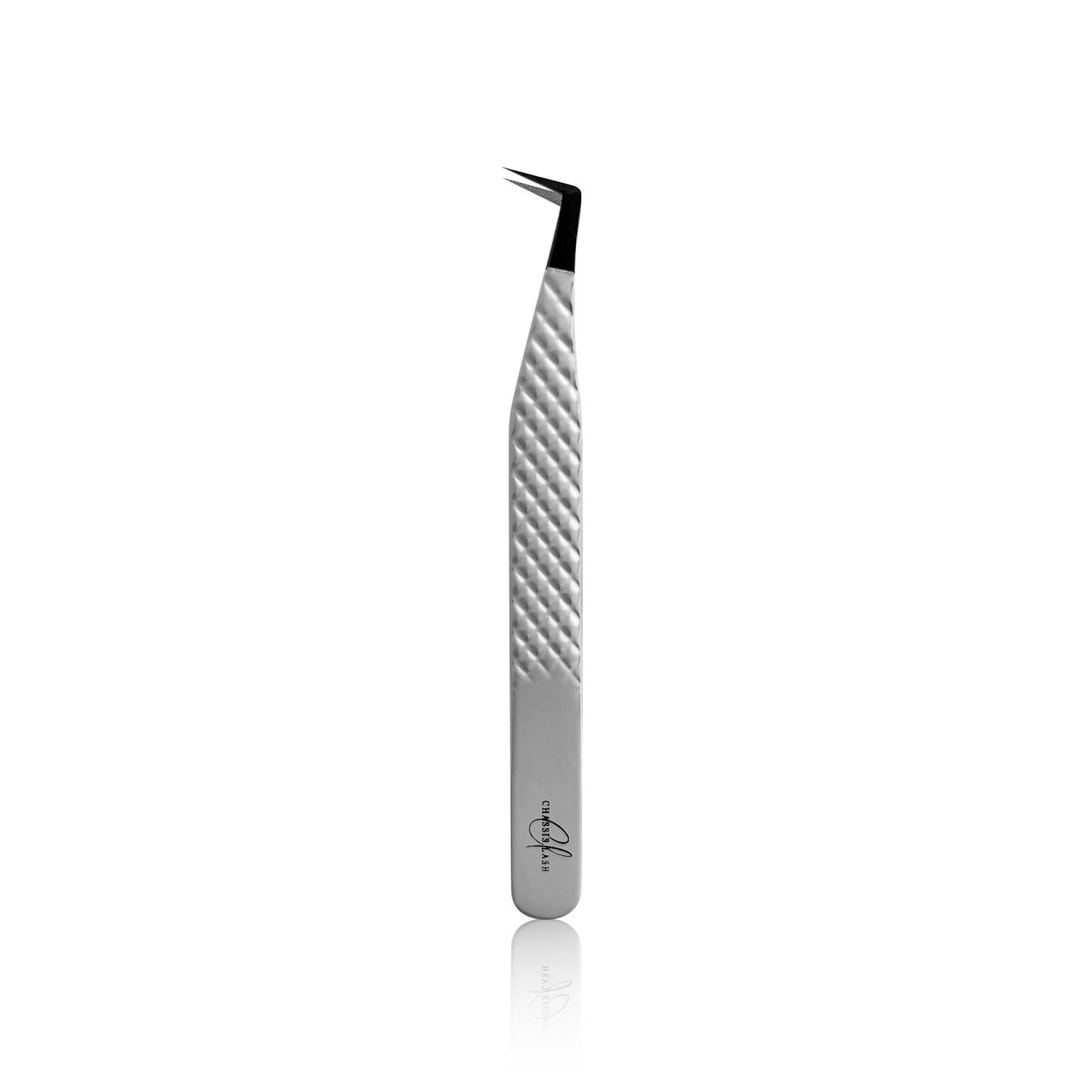 90° Diamond Grip Boot Tweezer (Fiber Tip)
