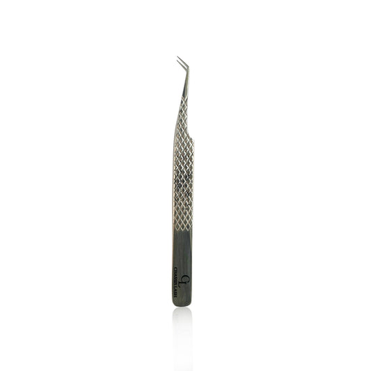 45 Degree Diamond Grip Eyelash Fans Tweezer-CHASSIS LASH